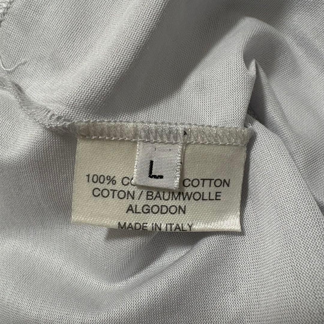 エルメス HERMÈS マルジェラ期 半袖シャツ カットソー 袖ロゴ 刺繍