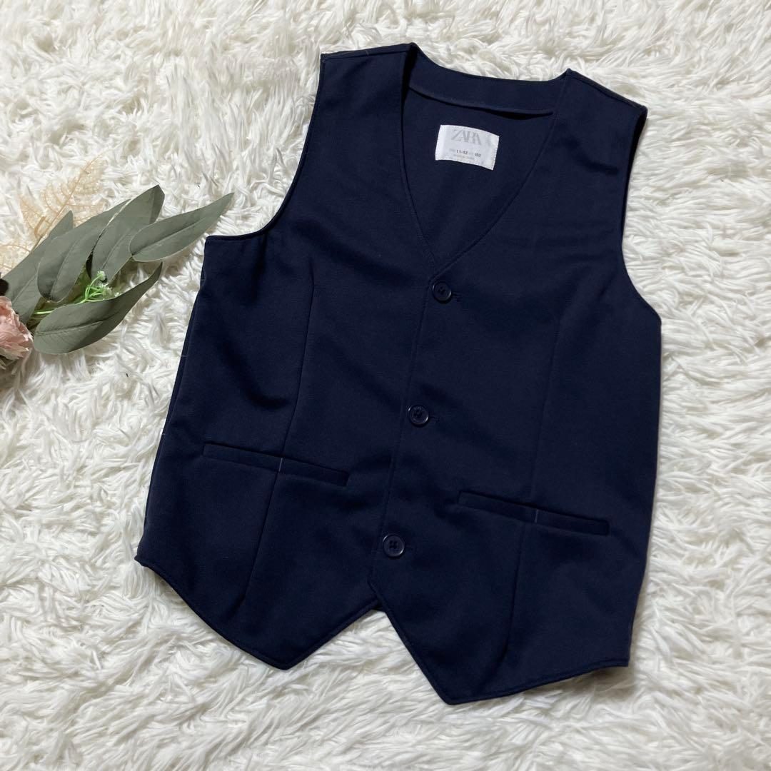 【CoMomo 】ZARA キッズフォーマル　3点セット　ネイビー　150
