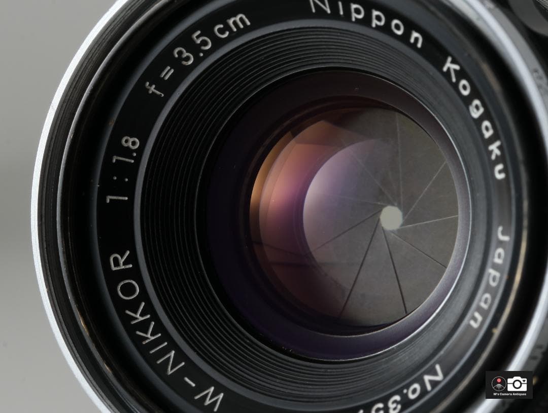 希少美品 W-Nikkor 3.5ｃm F/1.8 Nikon Sマウントレンズ