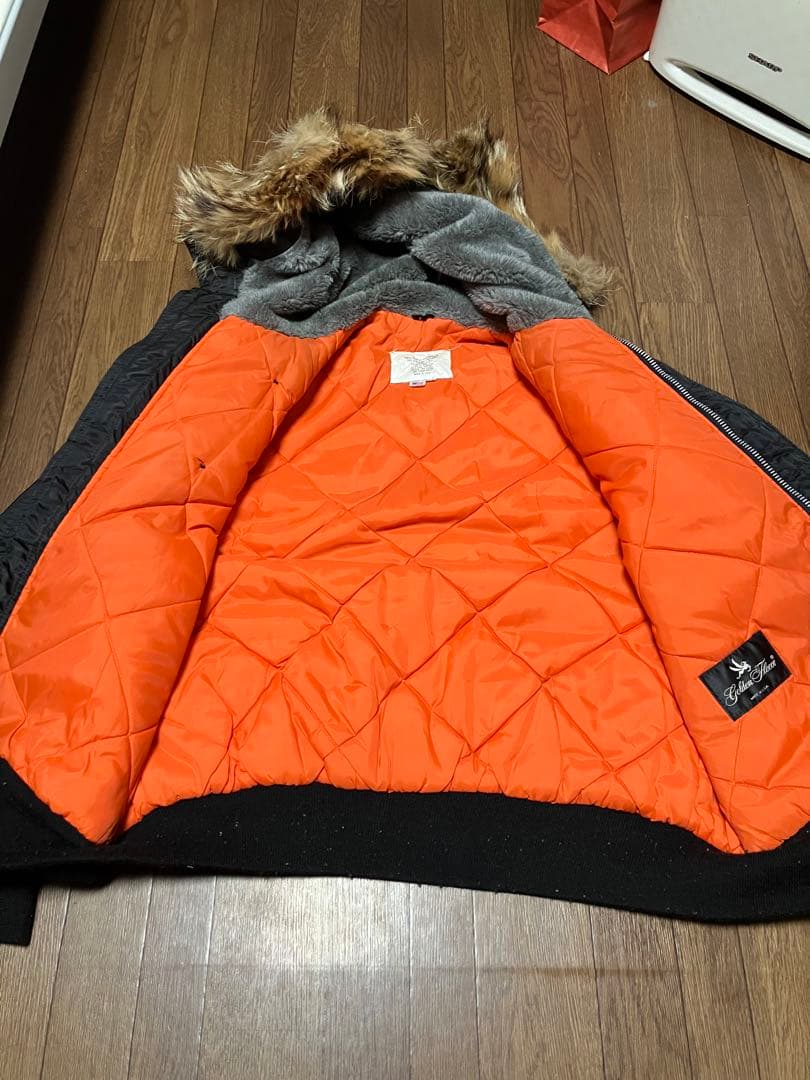 ビンテージGolden Fleece ミリタリージャケット ファー付き