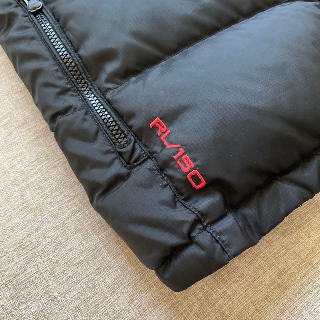 美品 ポロラルフローレン ブラック ポニー ダウンベスト XSサイズ
