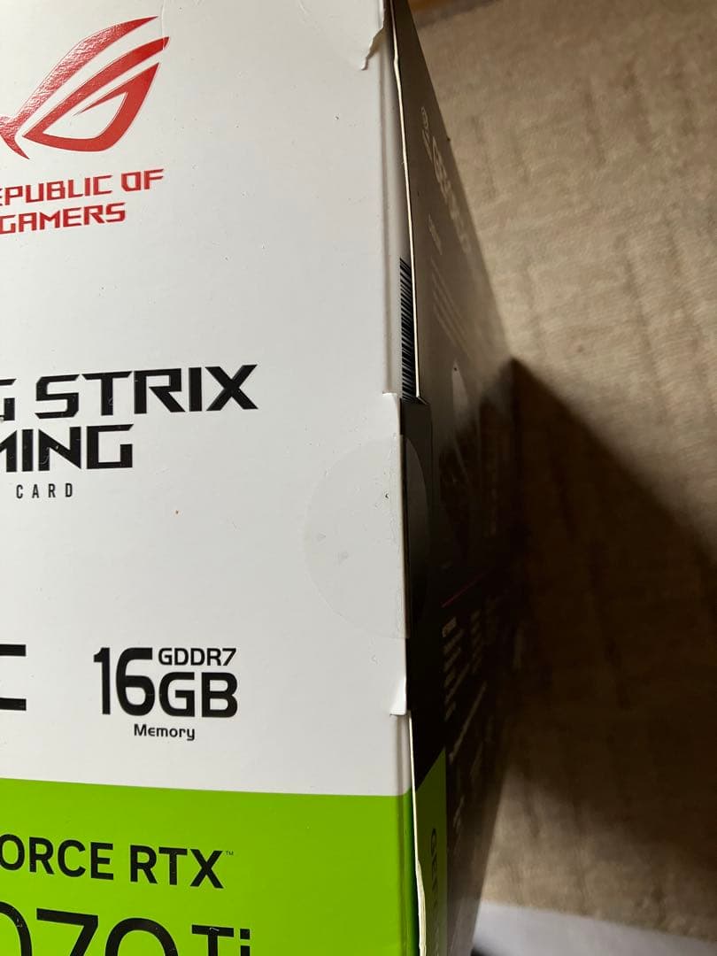 グラフィックボード・グラボ・ビデオカード ROG Strix Gaming GeForce RTX 5070 Ti OC
