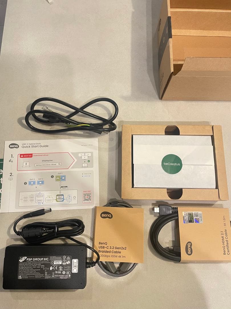 BenQ beCreatus DP1310 ハイブリッドドッキングステーション