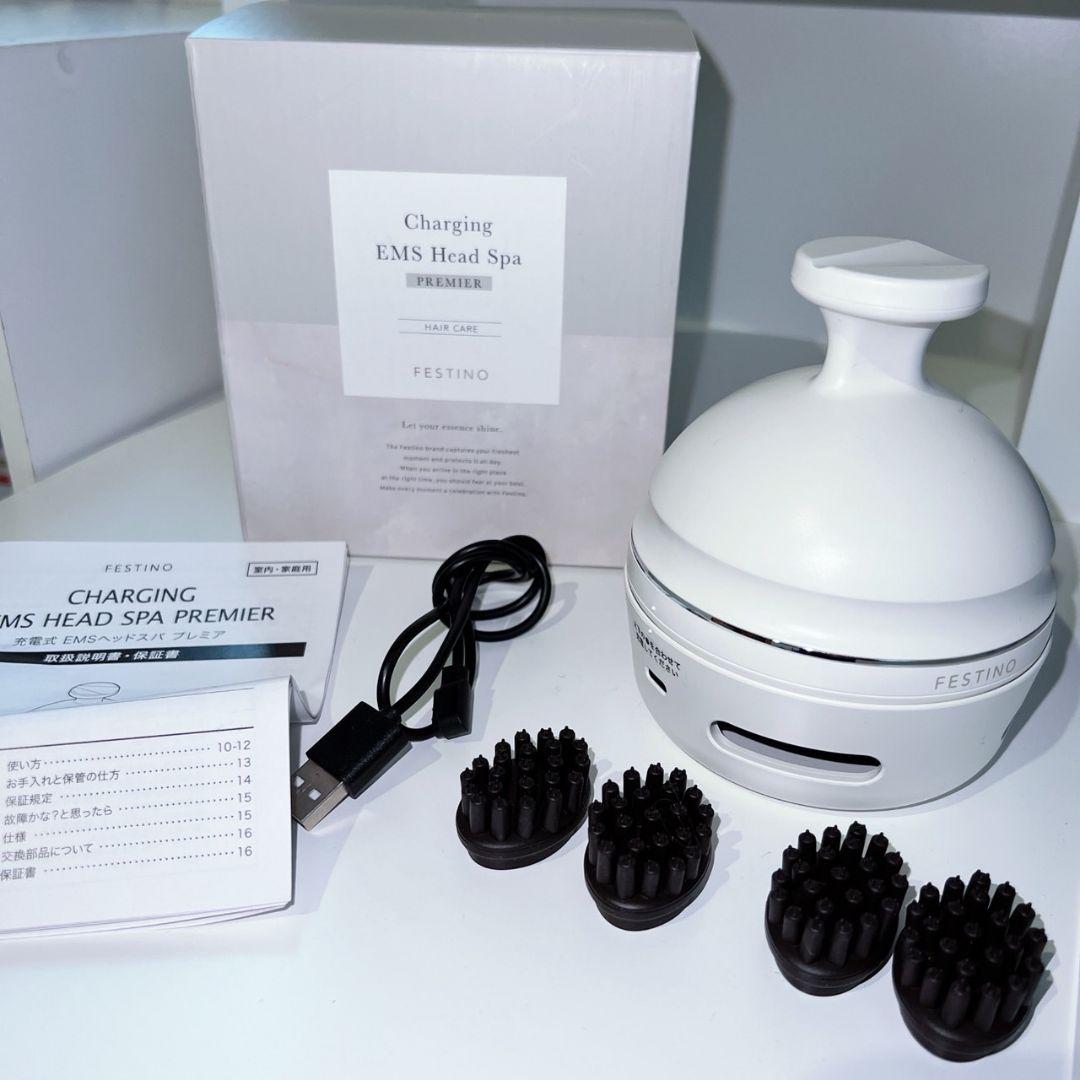 FESTINO　 フェスティノ 充電式 EMSヘッドスパ プレミア