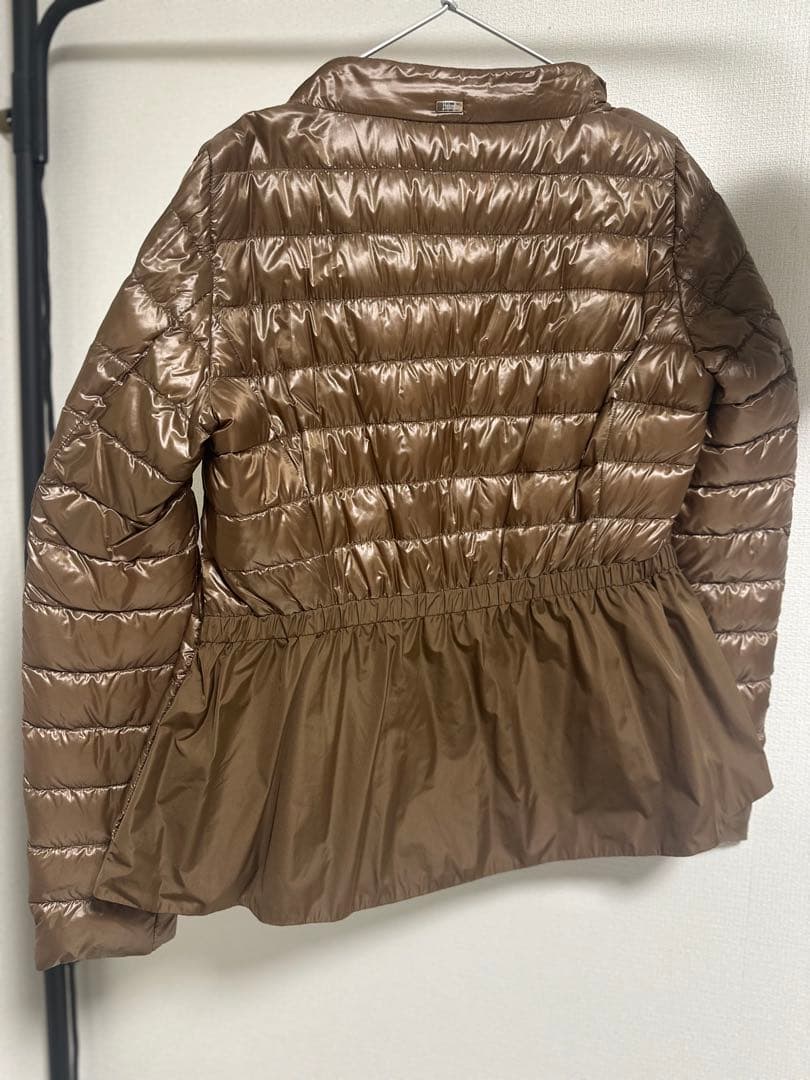 【美品】HERNO ブラウン ナイロン ジャケット サイズ42