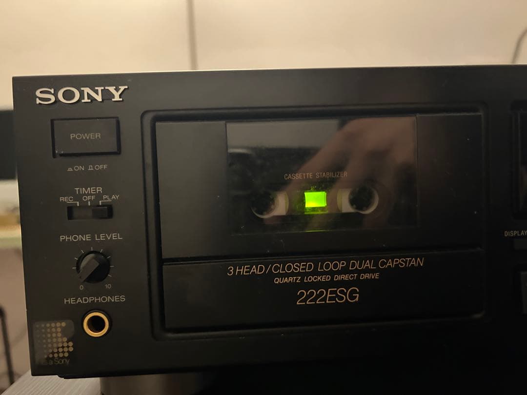 SONY 3ヘッドカセットデッキ TC-K222ESG