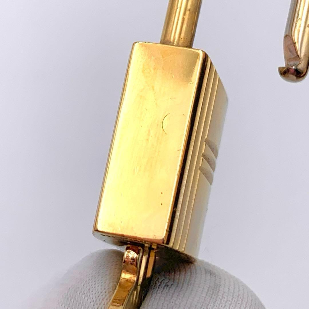 HERMESエルメス カデナ 110番 ゴールド 24Kメッキ 鍵付き 南京錠