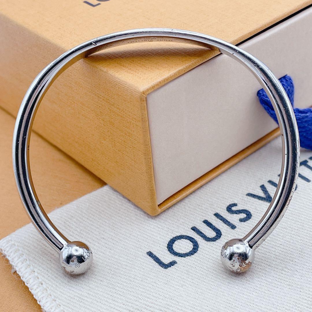 LOUIS VUITTON ジョンク　ブレスレット　バングル　シルバー