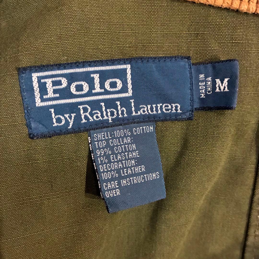 【希少モデル】ラルフローレン　襟コーデュロイ　カモ柄ハンティングジャケット　M