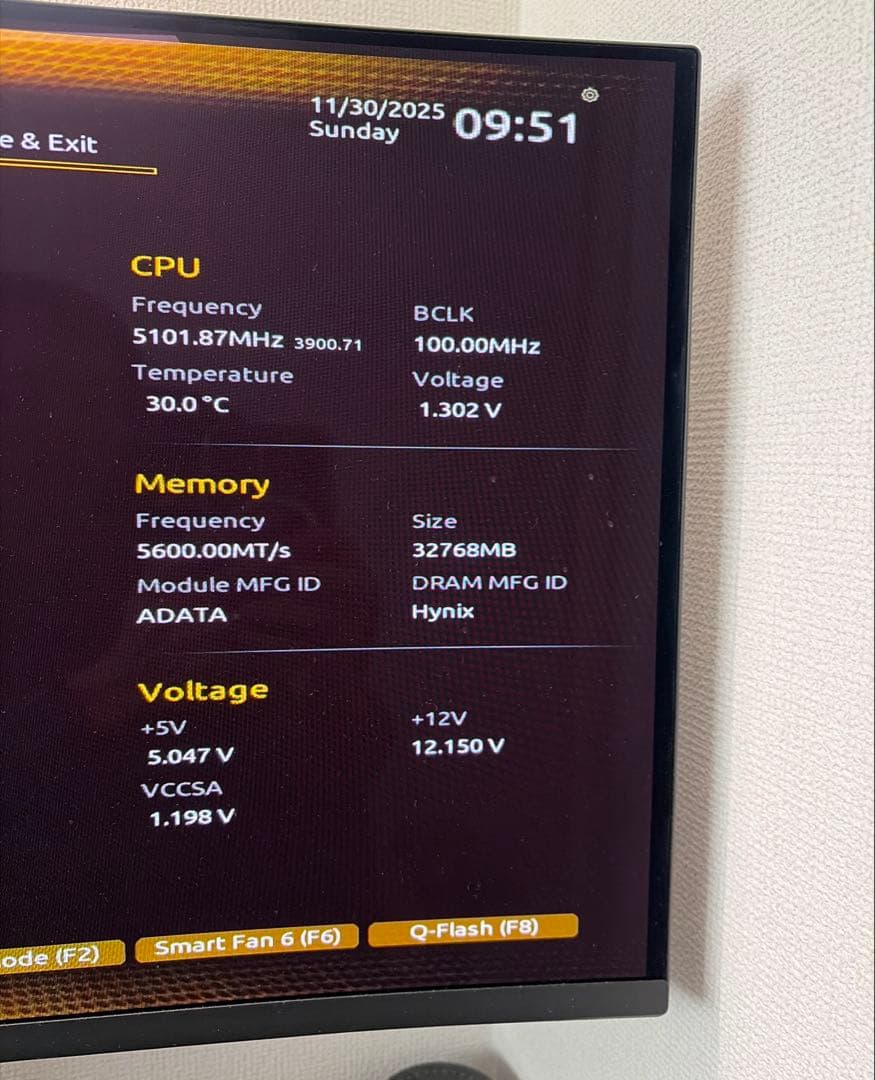 ADATA XPG DDR5-5600 32GB（16GB×2）CL36 メモリ