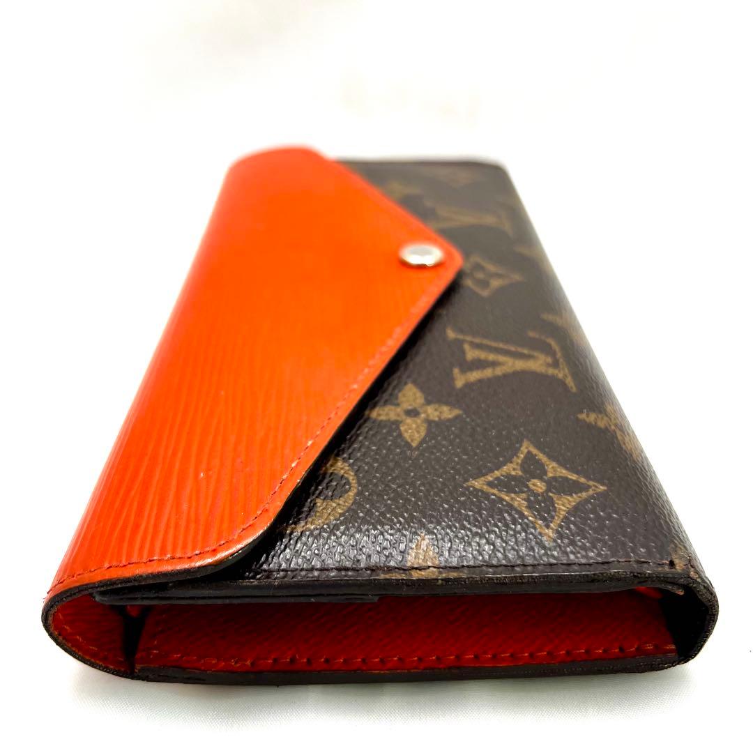 ルイヴィトン エピ×モノグラム ポルトフォイユ マリールーロン オレンジ