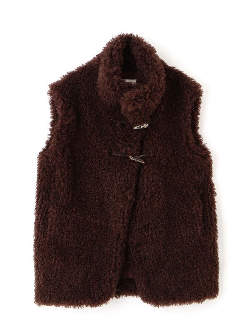 未使用SANTEクリンプフェイクファーベスト