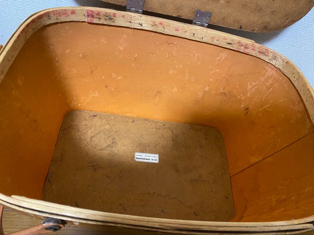 ピクニックバスケット アンティークバスケット　ヴィンテージ