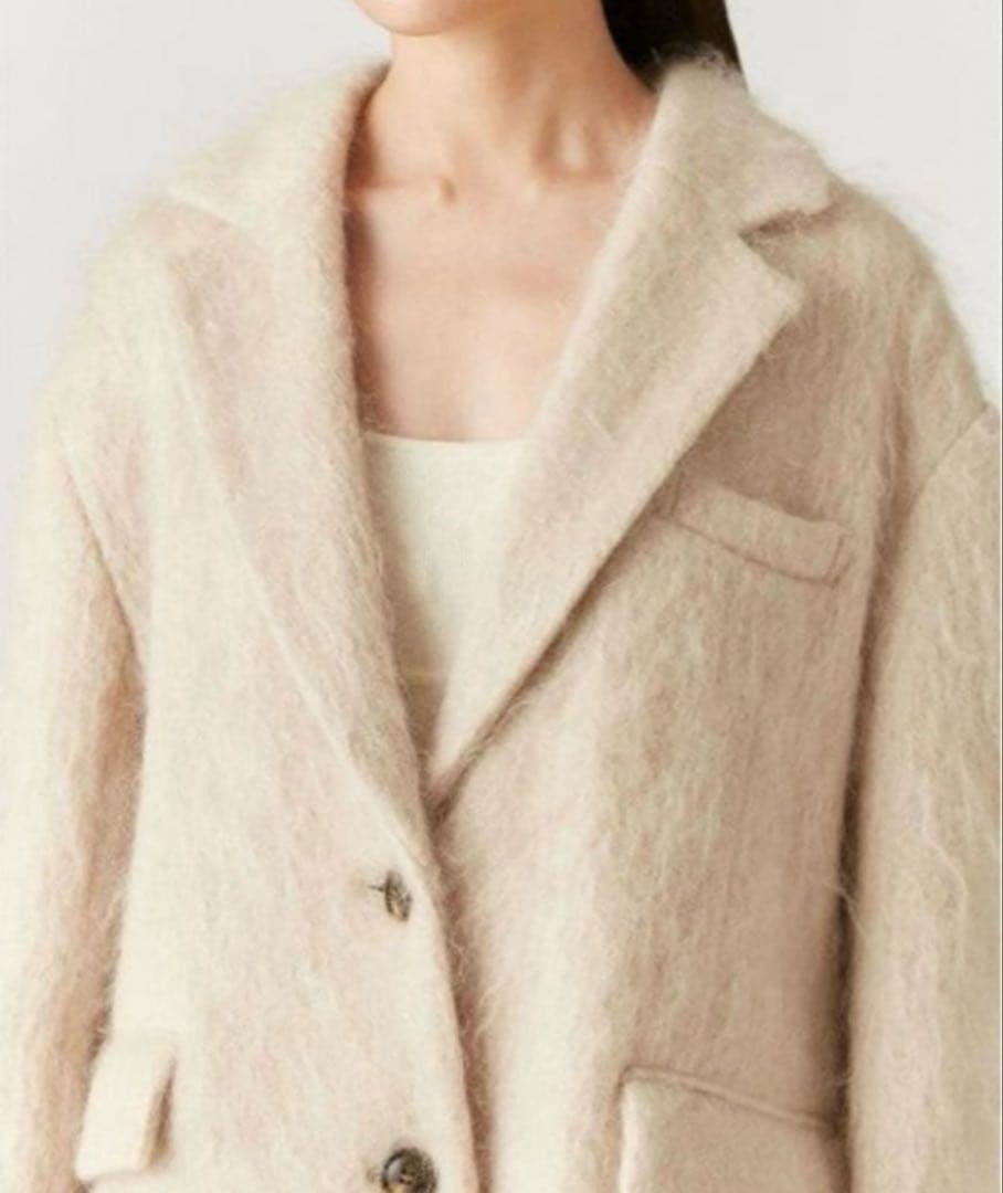 即日発送可　FRAY I.D テーラードオーバージャケットコート