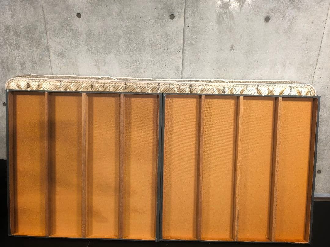 Simmons 高級シングルベッド フレーム & マットレス 木製 名古屋引取可