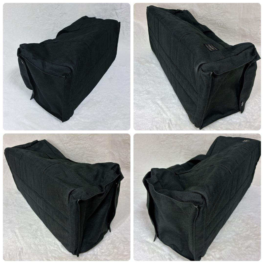 【希少:美品】PORTER ボストンバッグ ブラック　スモーキー トラベル