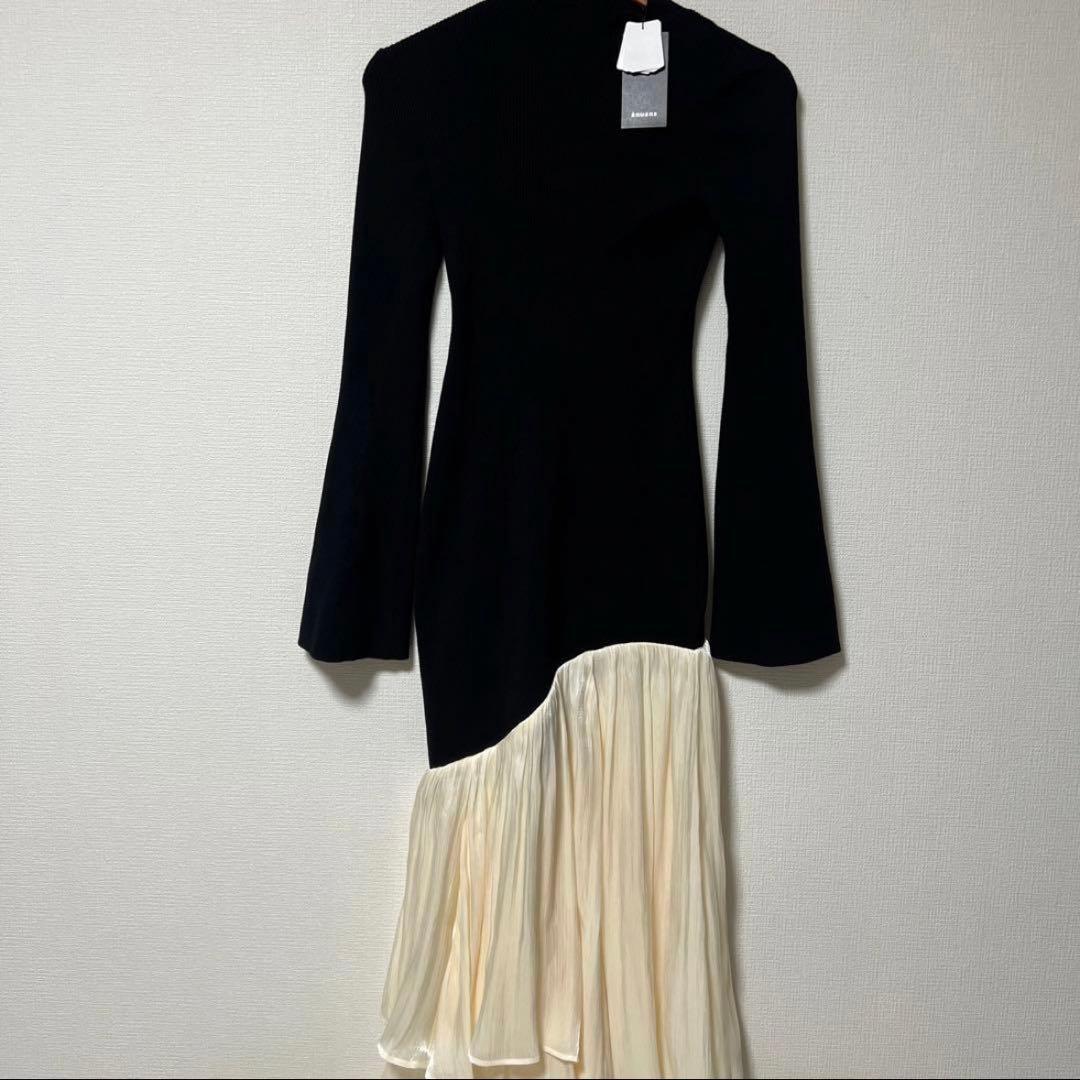 アニュアンス　anuans ニットドッキングワンピース