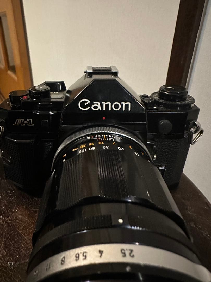 Canon A-1黒＋AE-1銀 レンズ3本付きセット
