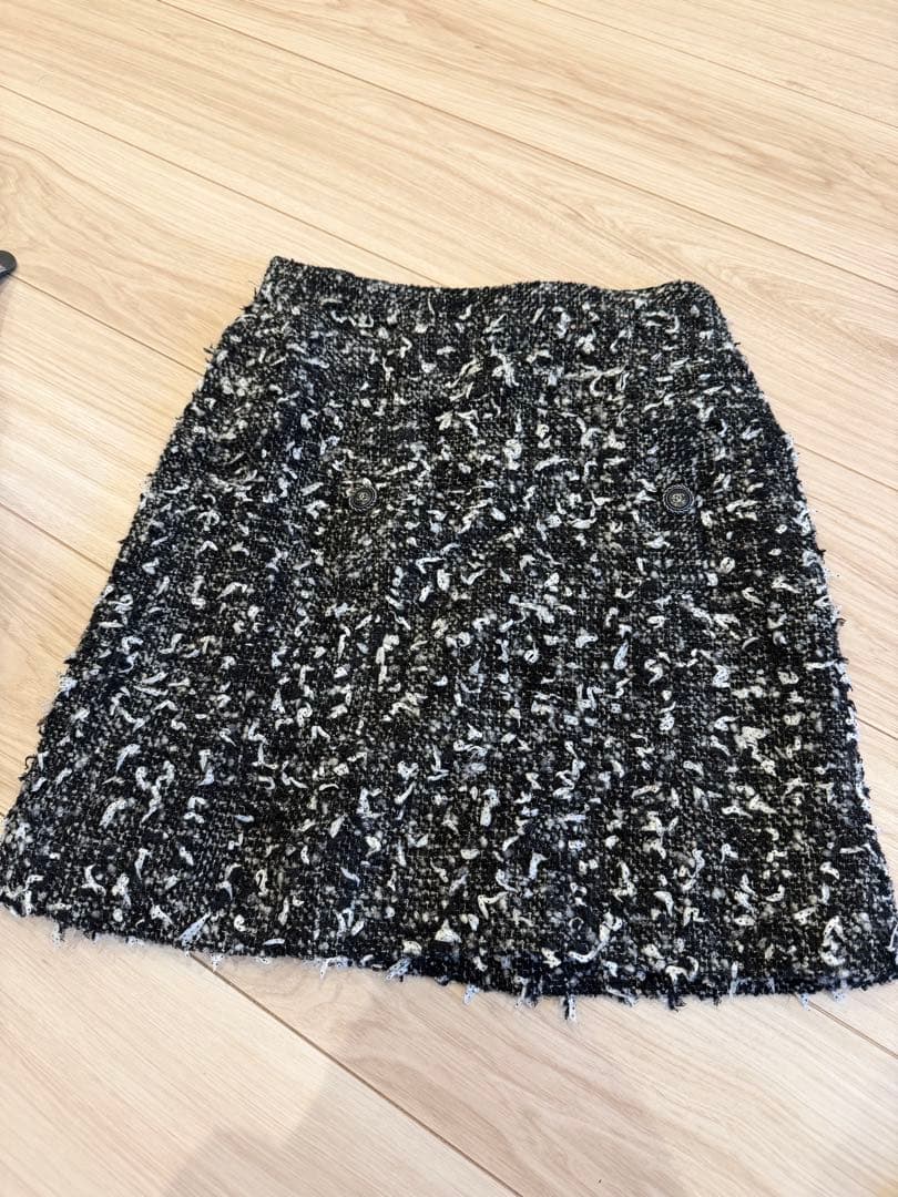CHANEL リボンツイード　スカート