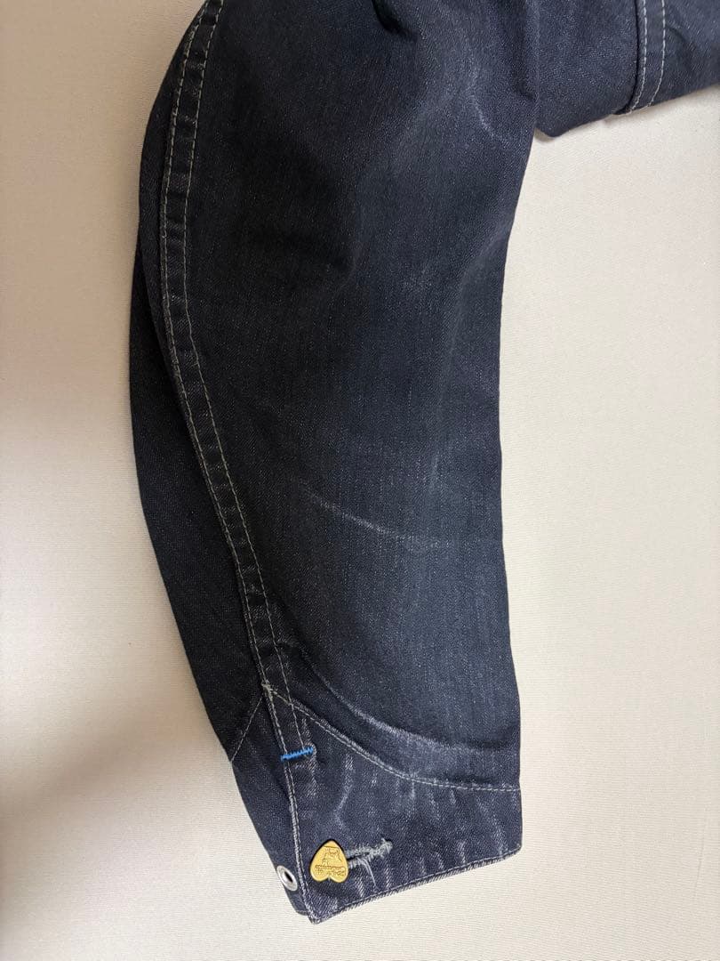 TCB JEANS キャットハート デニムカバーオール　チェンジボタンサイズ36