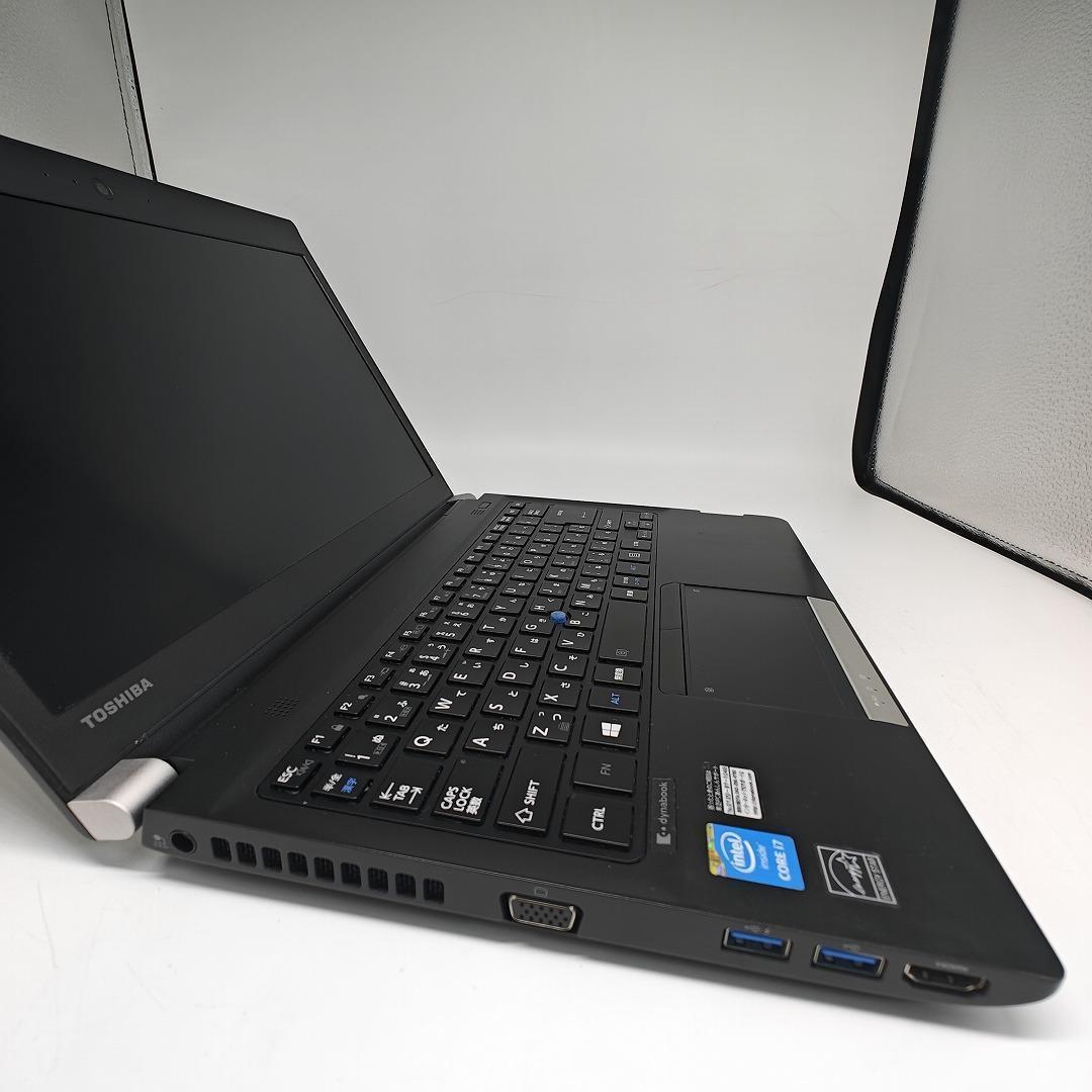 【東芝】R83 高性能i7 新品SSD512GB 16GB ブラック ノートPC