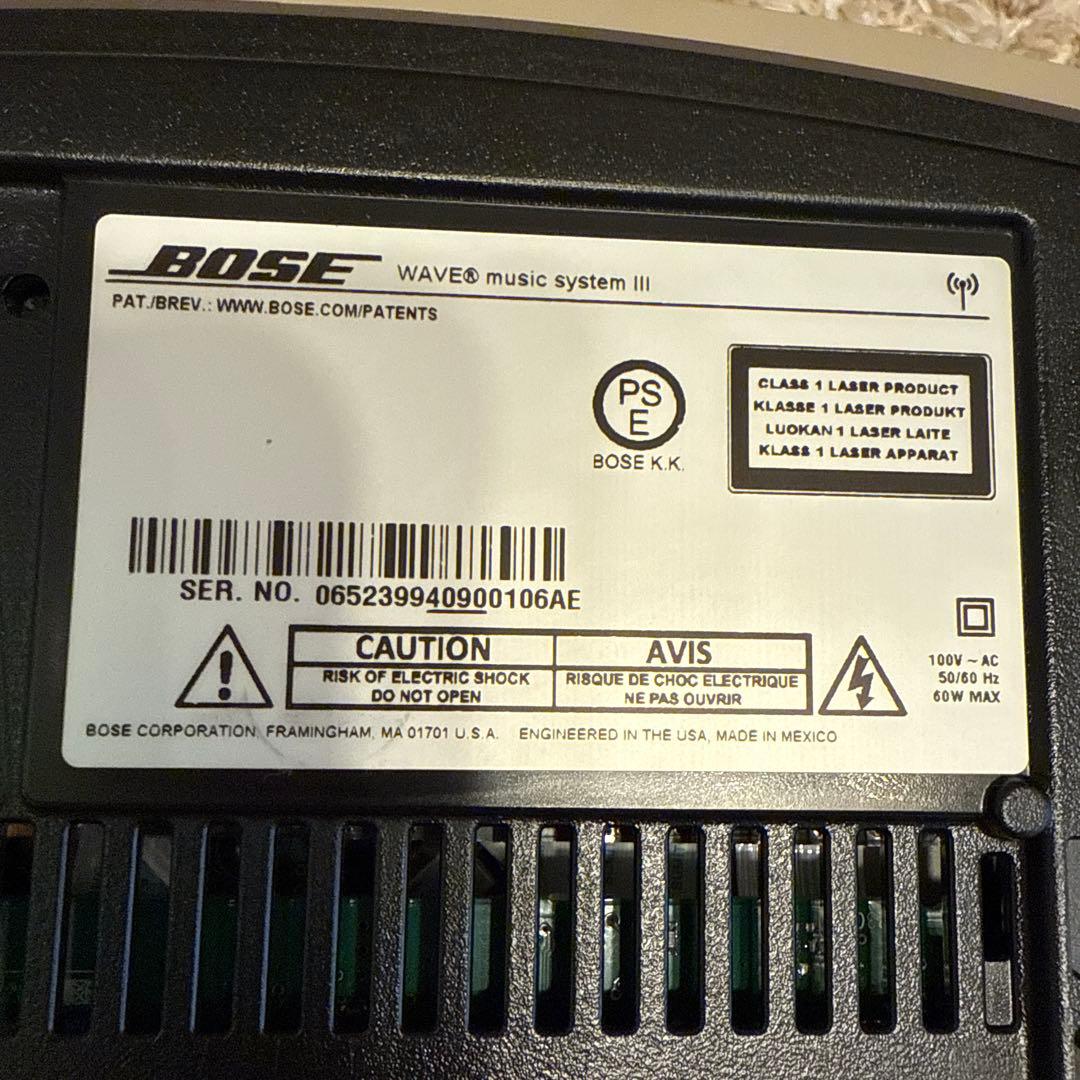 BOSE オーディオ機器