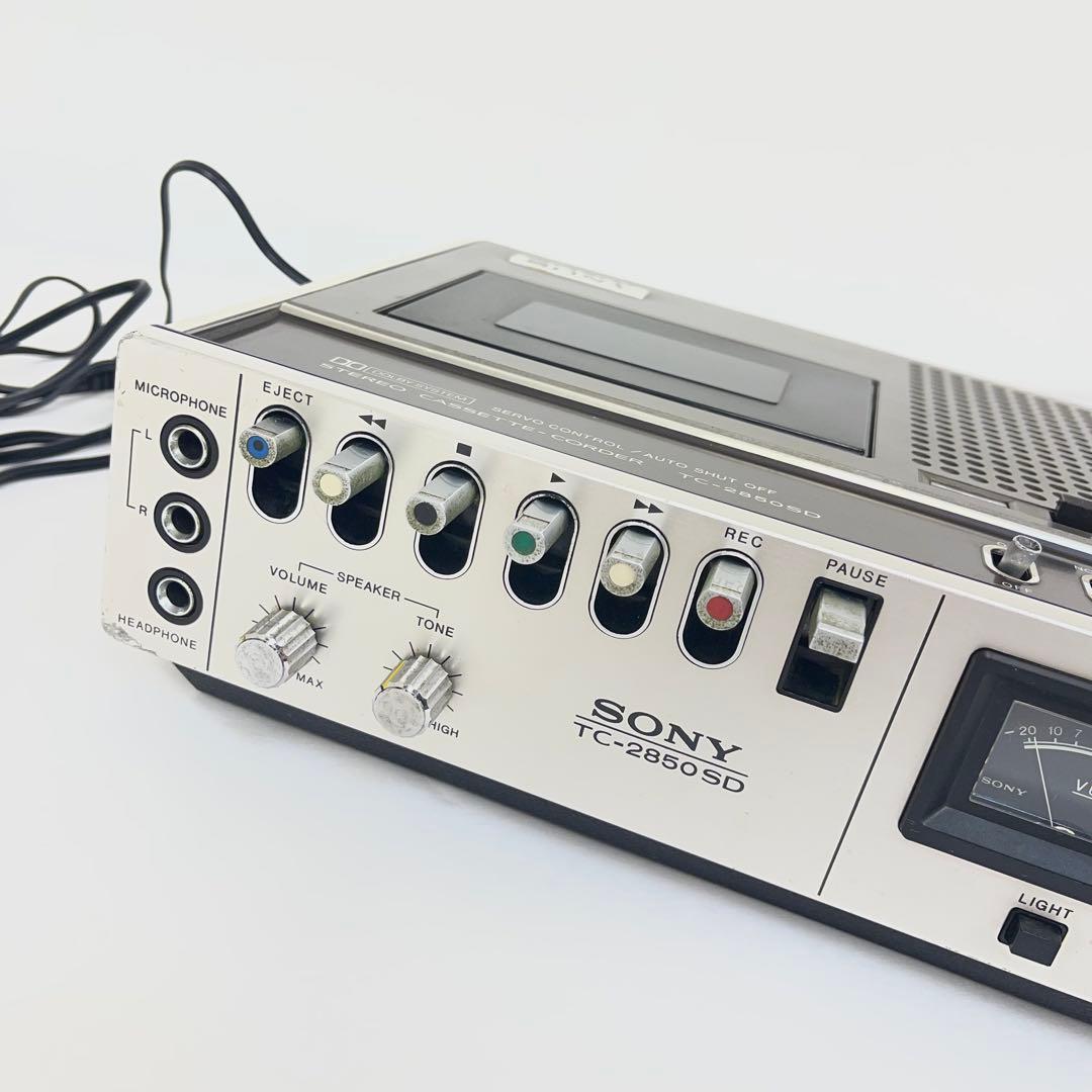 SONY TC-2850 SD カセットレコーダー　デンスケ 動作品