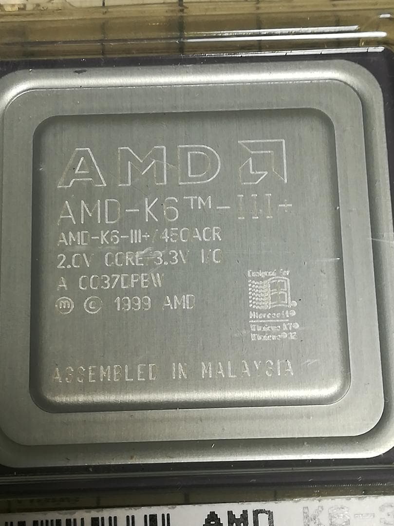 ㋧AMD-K6-III+450ACR2.0V3.3V #01
