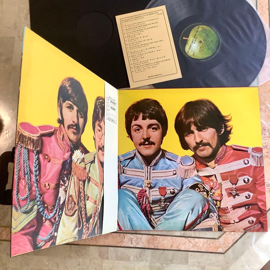 レア曲目リスト付!新品同様! ビートルズ 1969年発売 サージェントペパーーズ