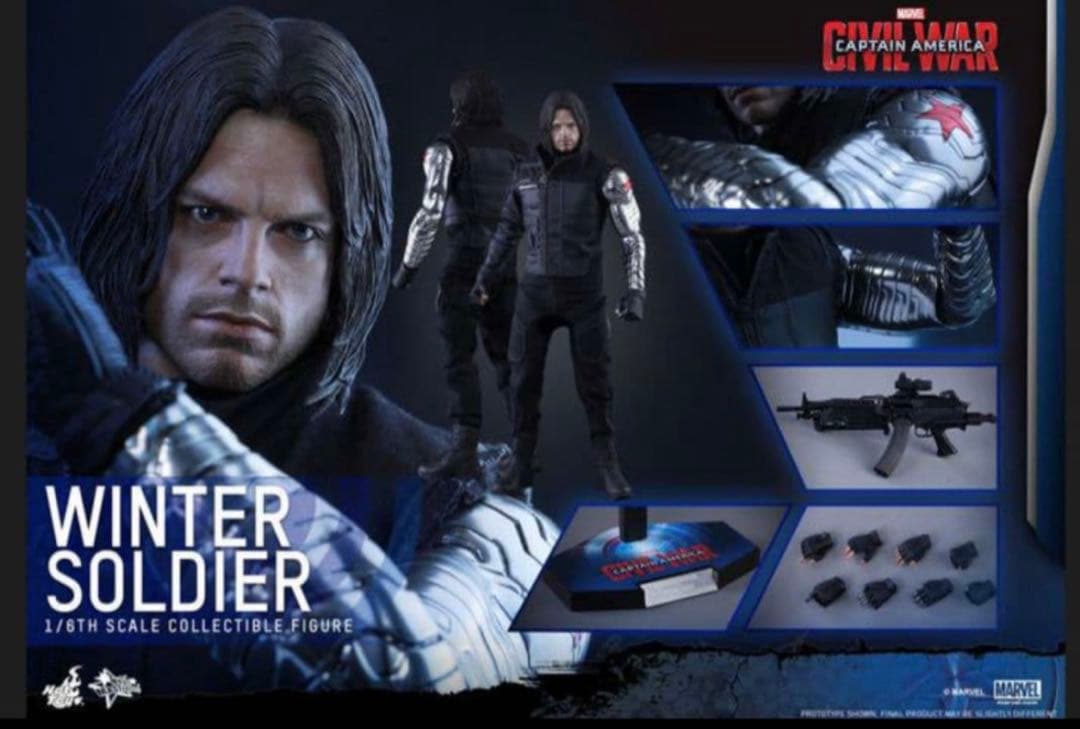 ホットトイズ　シビル・ウォー/キャプテン・アメリカ ウィンター・ソルジャー