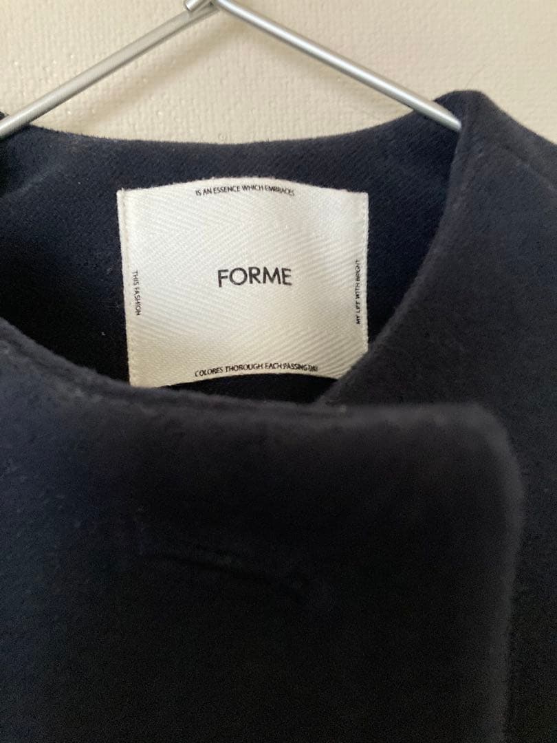※値下げ　FORME ノーカラージャケット　東原亜紀　金子綾