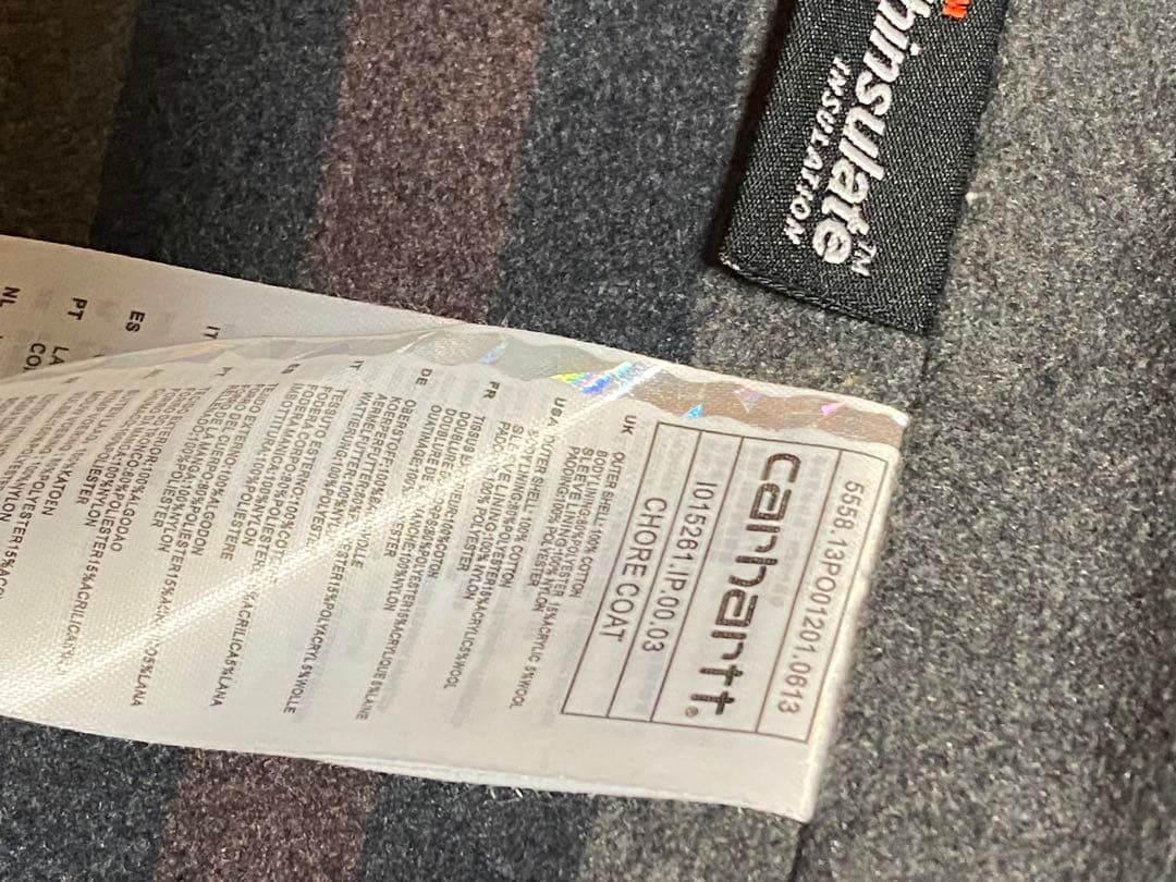 カーハート carhartt ミシガン　チョアコート　WIP　　レア　ブルーS