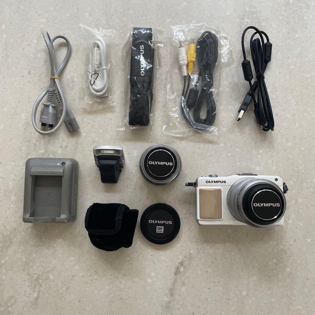 OLYMPUS E-PM2 ミラーレス一眼 レンズ2本セット