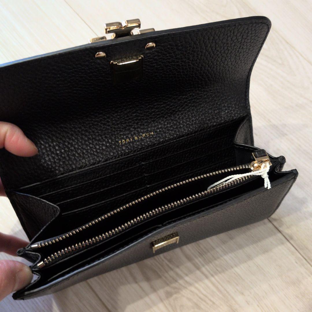 連休SALE‼️Tory Burch☆ブラック長財布