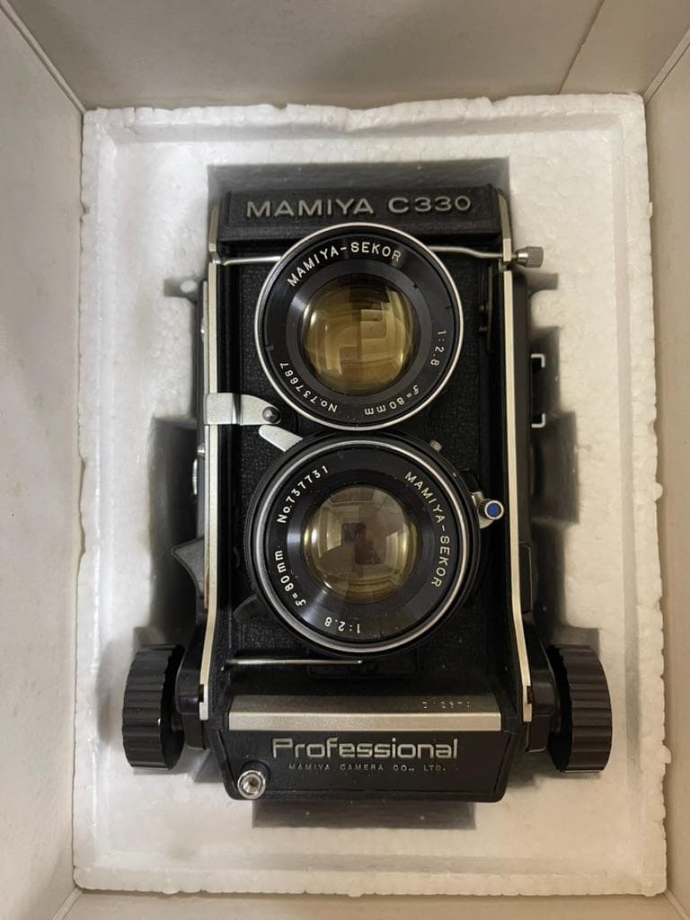 美品 マミヤ C330 二眼レフカメラ SEKOR 80mm 取説 元箱付き