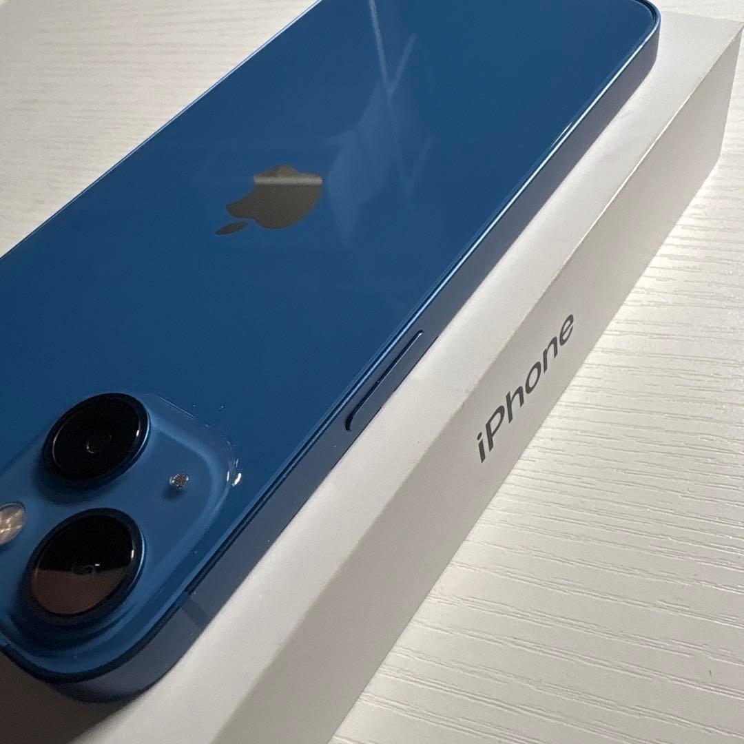 iPhone 13 128GB SIMフリー ブルー 極美品