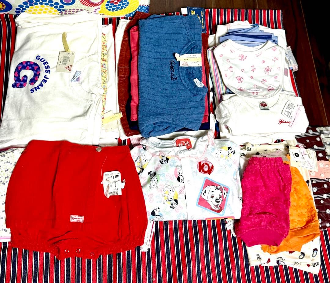 新品　海外ブランド女の子服（60〜130cm）40着　単価500円以下