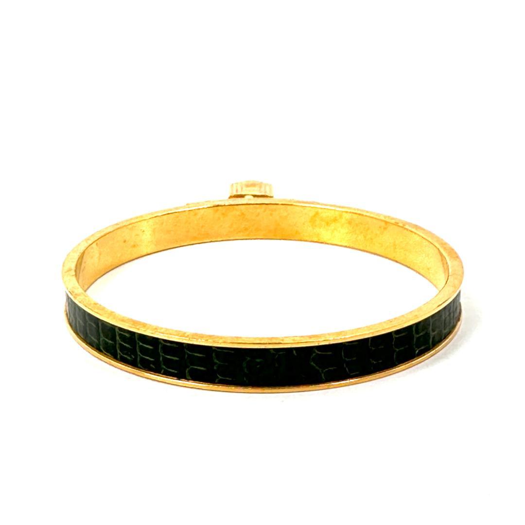 【箱付き】HERMES ゴールド ケリー南京錠 バングル ブレスレット