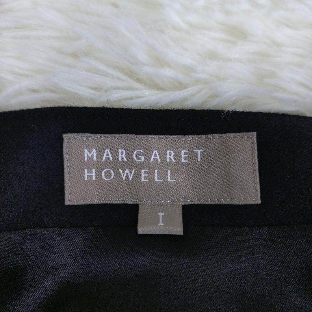 マーガレットハウエル フランネルワンピース ウール ブラック Ⅰ