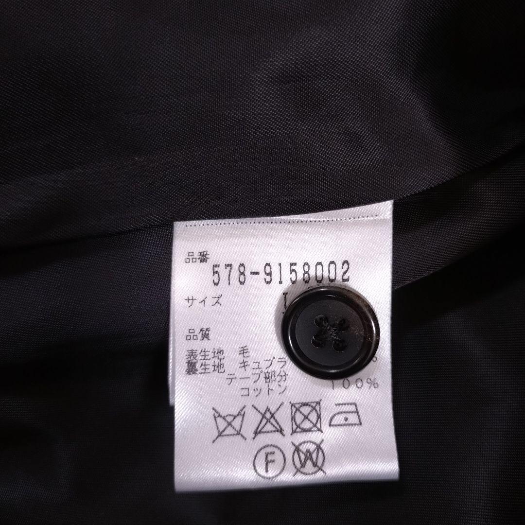 マーガレットハウエル フランネルワンピース ウール ブラック Ⅰ