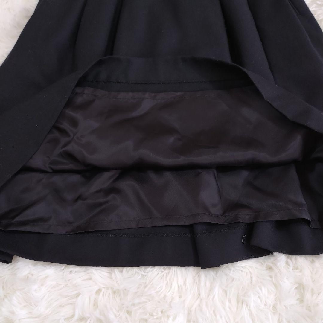 マーガレットハウエル フランネルワンピース ウール ブラック Ⅰ