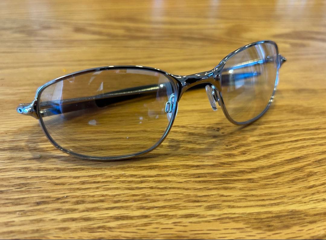 小物 oakley big square wire sunglasses