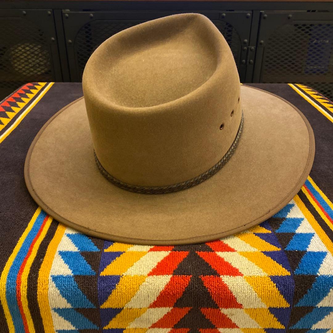 58〜60cm AKUBRAフェドーラ/ジョニーデップ/ブラウン/ハット