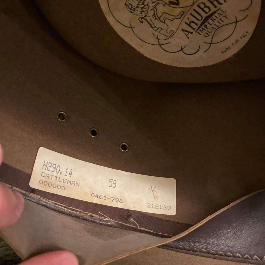 58〜60cm AKUBRAフェドーラ/ジョニーデップ/ブラウン/ハット