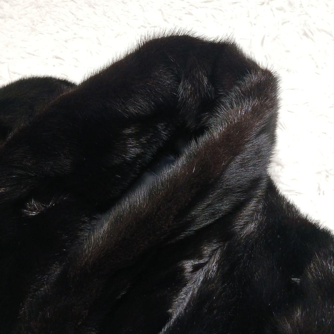 ✨極美品✨トーホーミンク TIGUE ミンクコート 黒 11