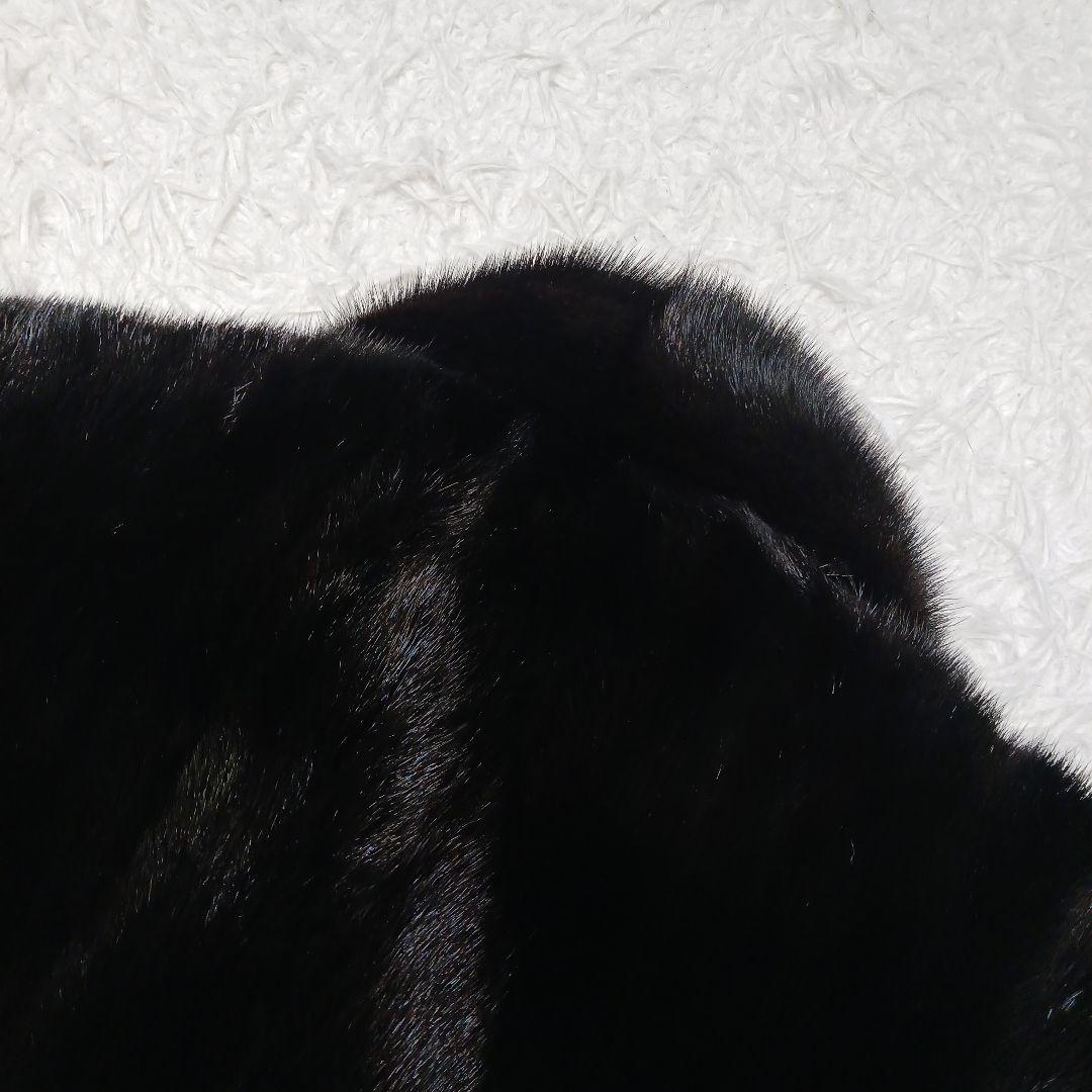 ✨極美品✨トーホーミンク TIGUE ミンクコート 黒 11