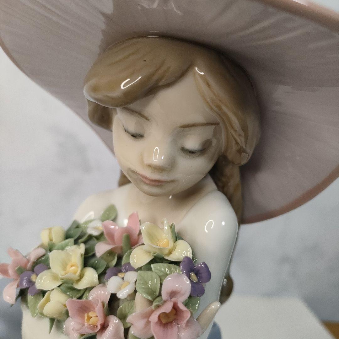 LLADRO 花の香りにつつまれて スペイン製 陶器 リヤドロ