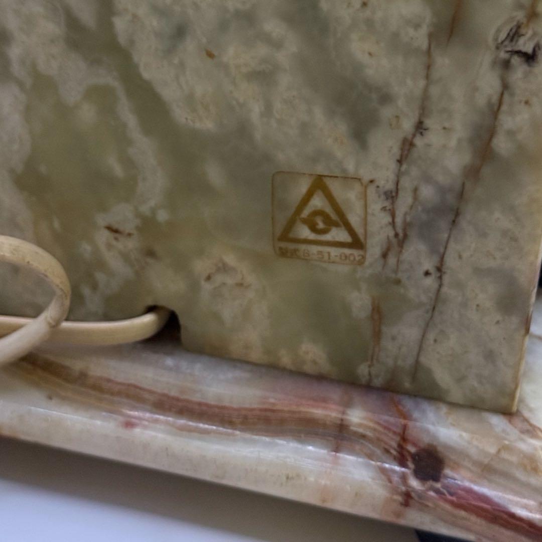 NIKKO ダイヤル式電話 日興電機製作所 1985年製 アンティーク 大理石