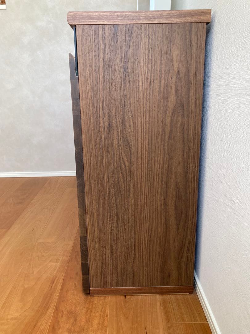 【ミノリ】大川家具 ウォルナット材 サイドボード 120cm