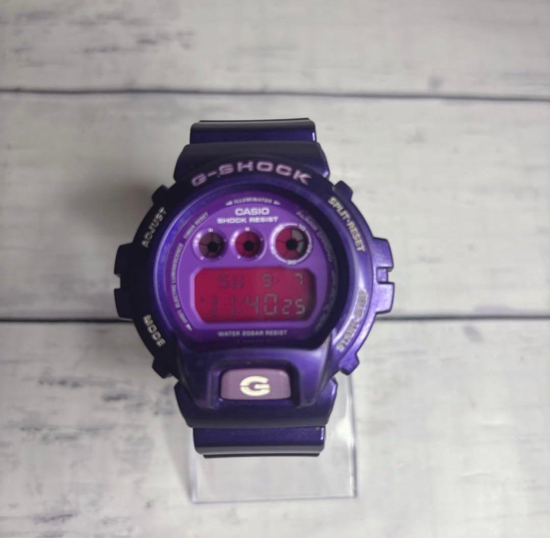 【美品】希少G-SHOCK DW-6900CC クレイジーカラーズ パープル